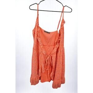 Abercrombie & Fitch Boho Floral Tie-Front Blouse – Size M